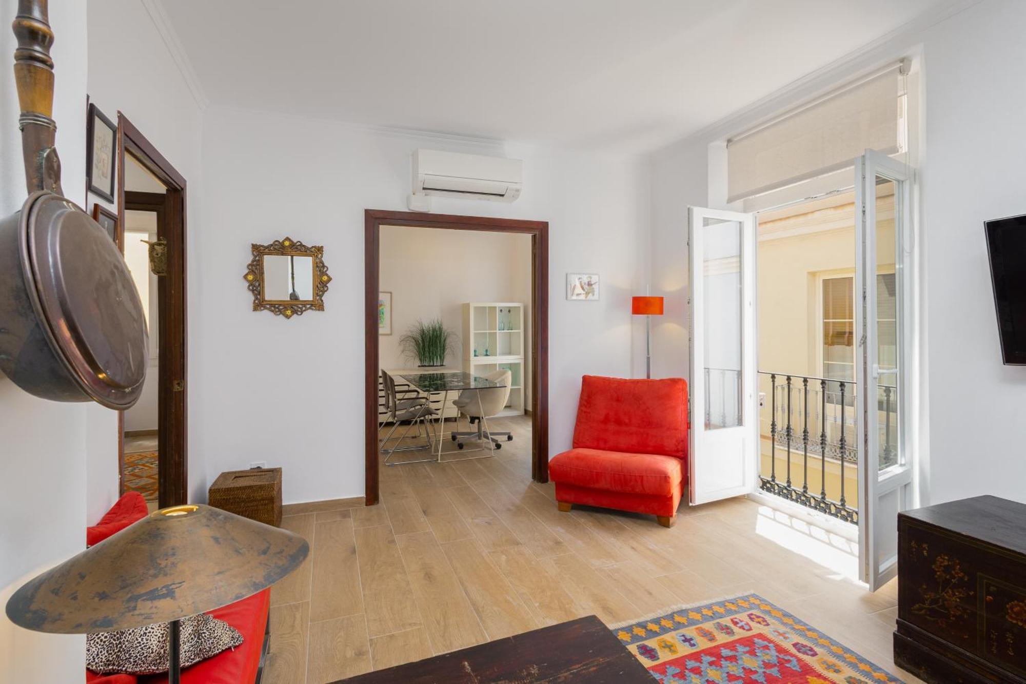 C92 - Rustic Two Bedrooms Apartment With Terrace Малага Екстер'єр фото